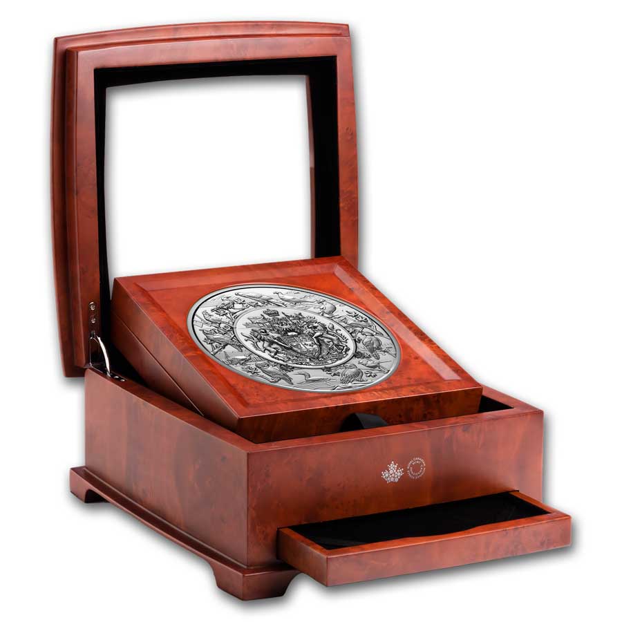 2024 Canada 5 Kilo Ag $500 Heraldic Landscape: Birds of Canada | eBay